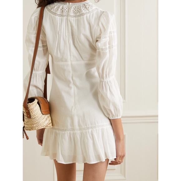 Reformation Cecille Dress || Cream - Picture 3 of 16